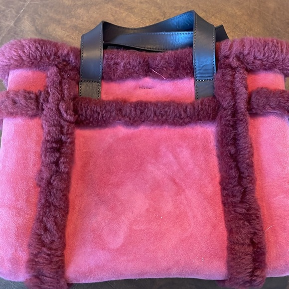 UGG handbag Grab Bag suede and sheepskin Like New - Picture 2 of 16